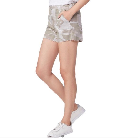 Paige Denim Mayslie Short- Camo Print - Picture 3 of 14